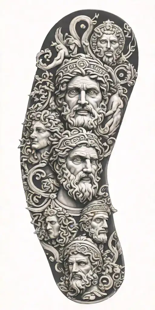 Greek Gods Heavens Sleeve