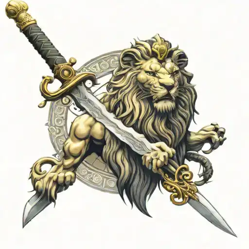 Lion Khanda Sword Golden Temple