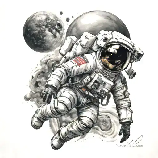 Astronaut In Endless Space