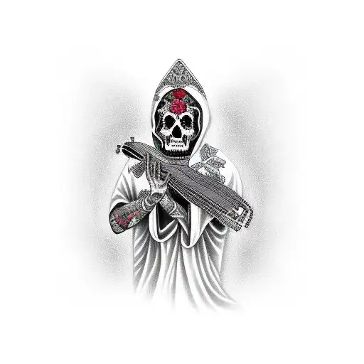 Santa Muerte Guitar