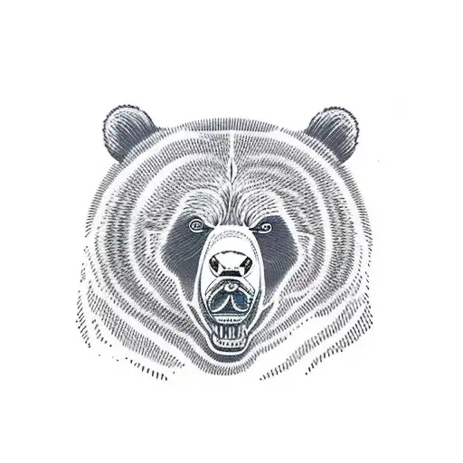 Grizzly Bear With Salmon