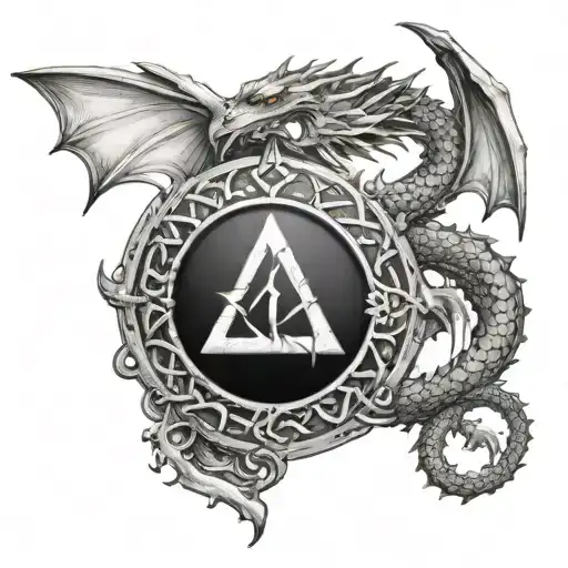 Rune Of Protection And Dragons