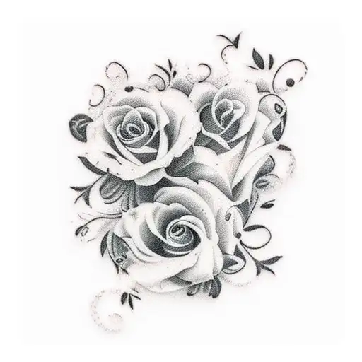 Quote Tattoo Down The Spine With Floral On The Sides