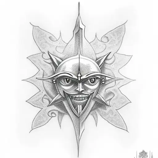 A Sword That Comes Out Of Sun Rays