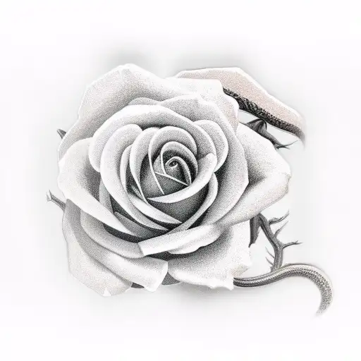 Snake Rose Deer Flowers Sleeve