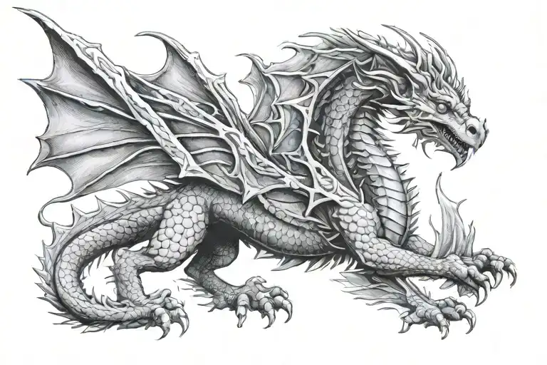 Welsh Dragon Emerging