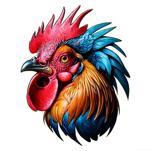 Rooster Head