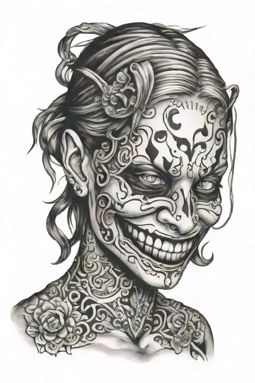 Depression Smiling Mask