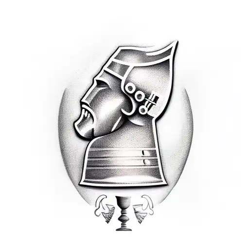 Knight Chess Piece With Beer Hops