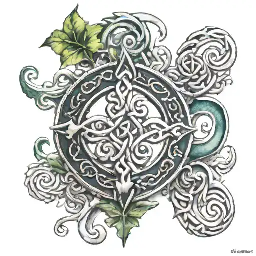 Water And Irish Celtic Symbols Incorporated