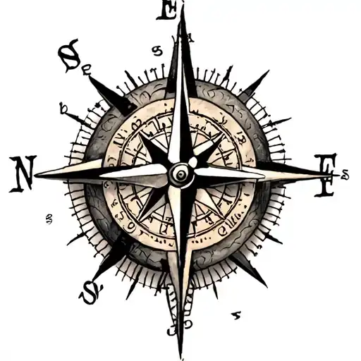 Compass And Rose