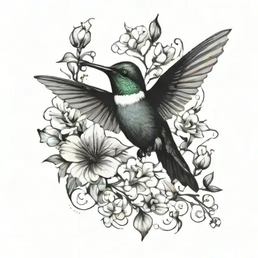 Hummingbird Silhouette