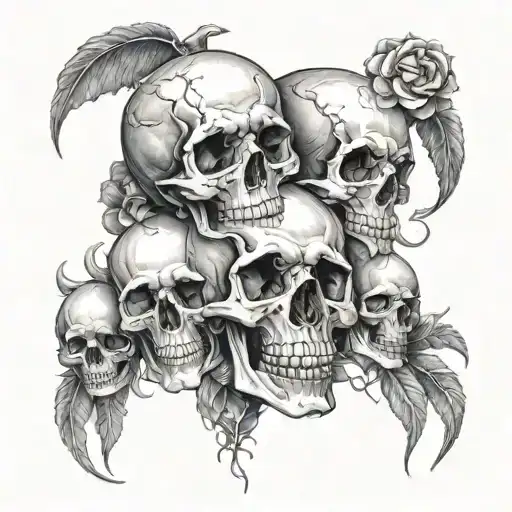 Skulls Representing Dark Periods