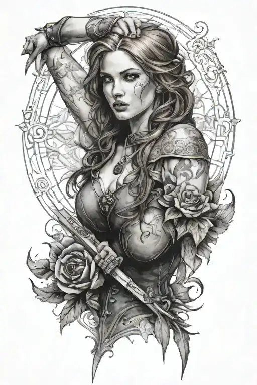 Triss Merigold Black Grey