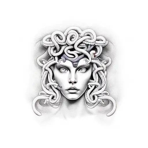 Medusa Realistic Beautiful