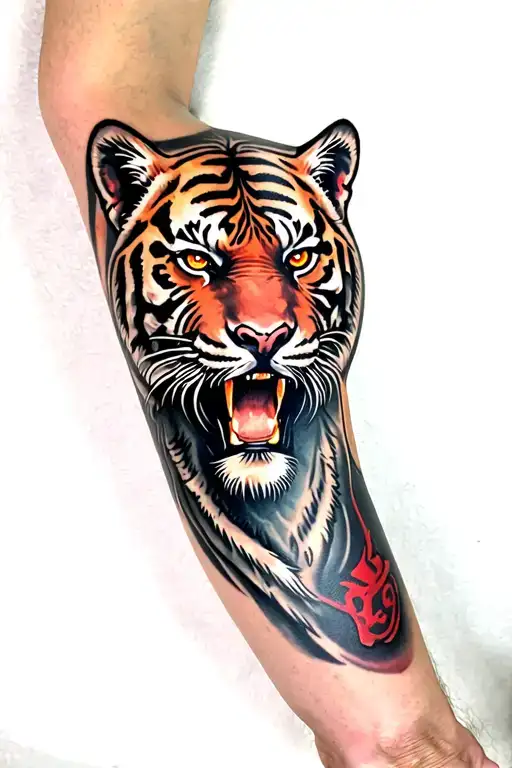 Tiger Head Revenge Forearm