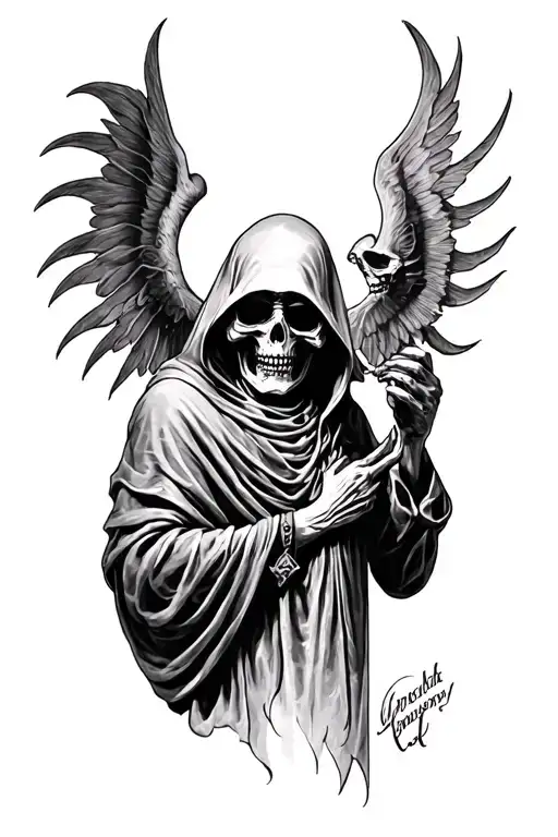 Grim Reaper Holding