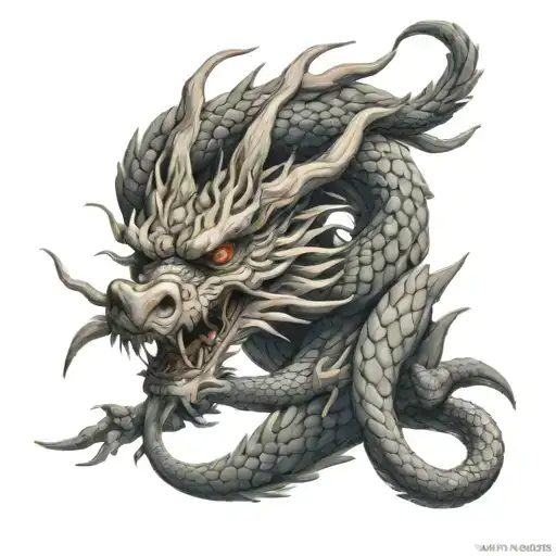 Braided Japanese Dragon