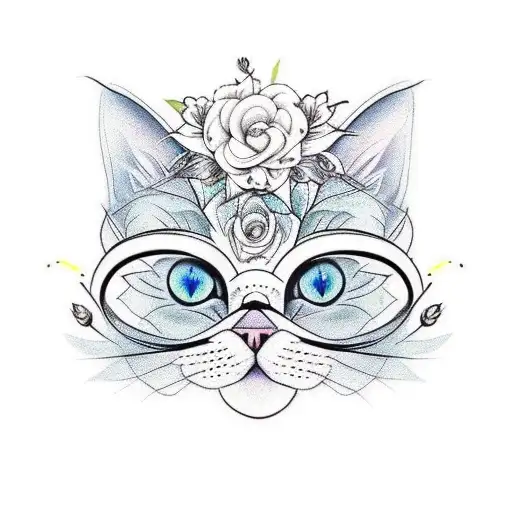 Cat Ears With Flower Crown