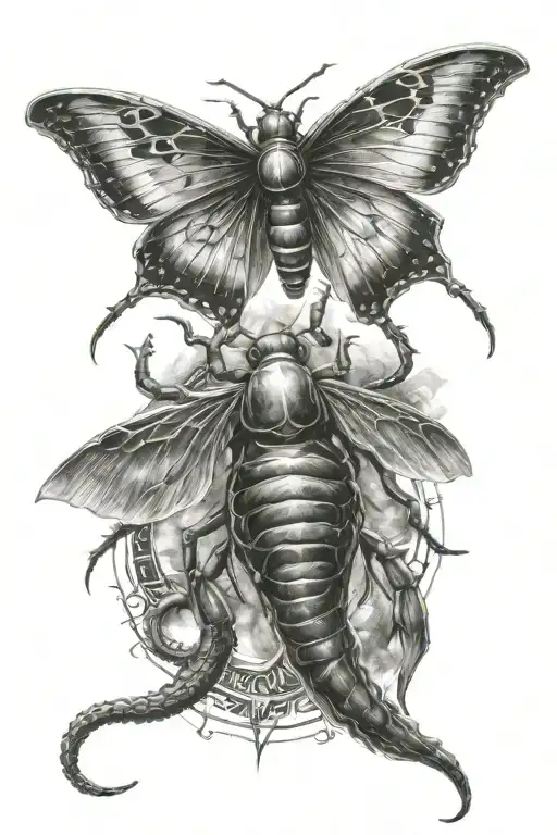 Rays And Scorpio Zodiac Sign