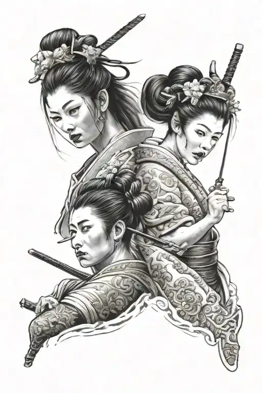 Geisha And Samurai