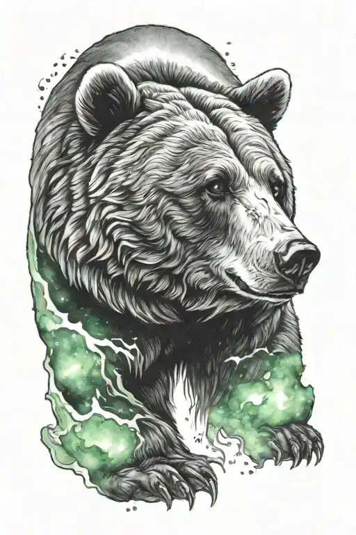 Bear Aurora Borealis