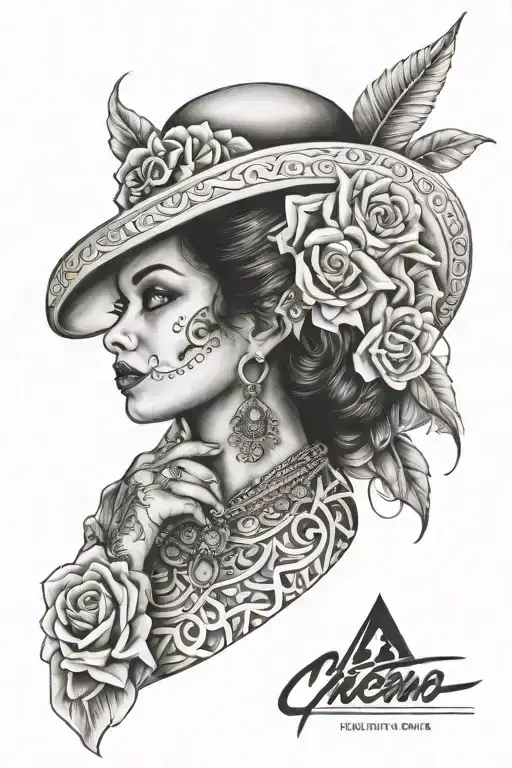 Chicano Payasa Portrait