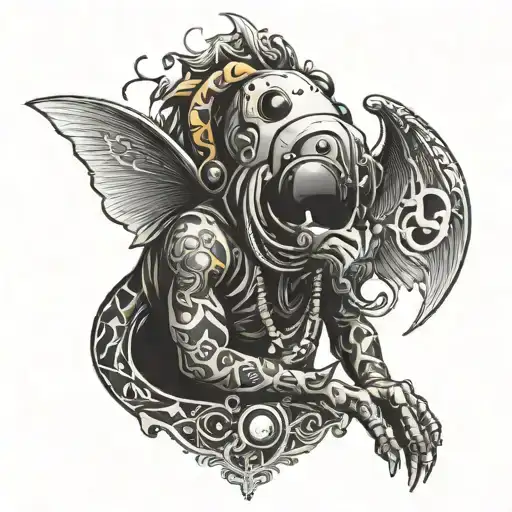 A Mythical Creature Inspired By Hip Hop Music