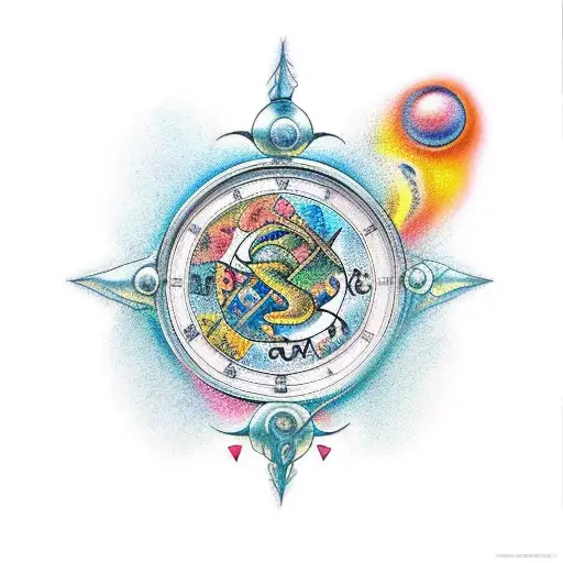 Cancer Zodiac Colored