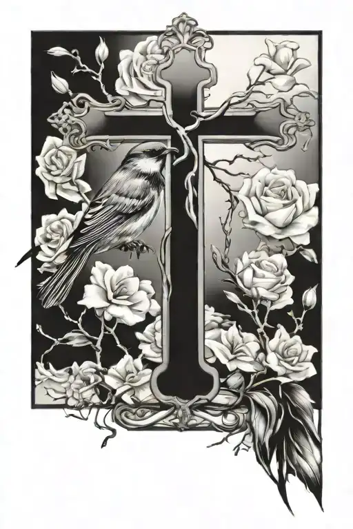 Cross And Bird