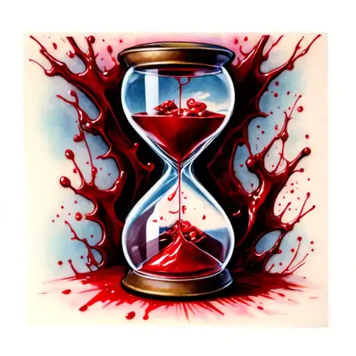 Hourglass Filled 1989 Blood