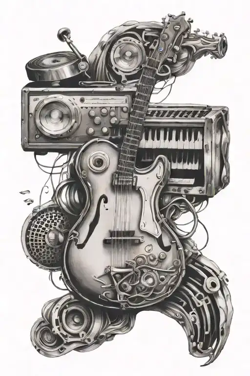 Music Instrument Surrounded