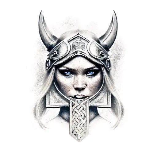 Female Viking Warrior Makeup