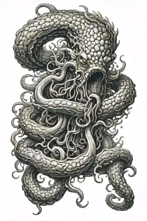 Poseidon Kraken Attacking