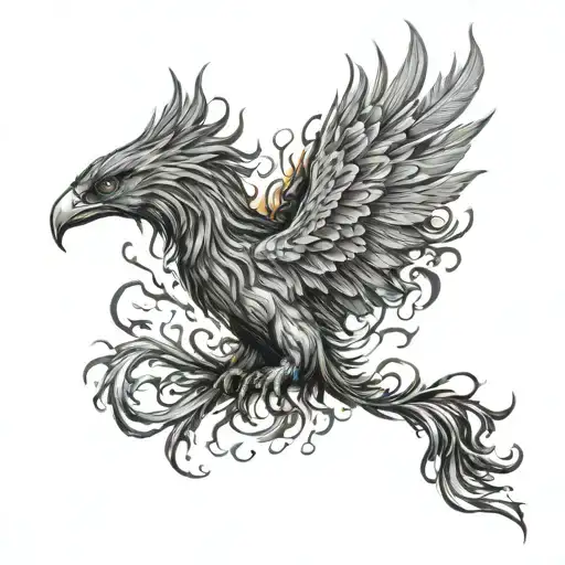 Phoenix Rising From Ashes