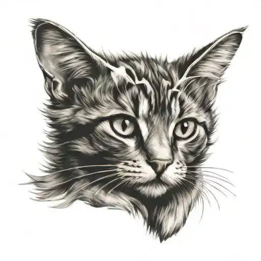 Cat With Wings Flying