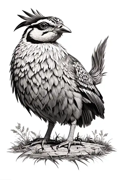 Realistic Eastern Gobler Full Strut In Forest Landscape