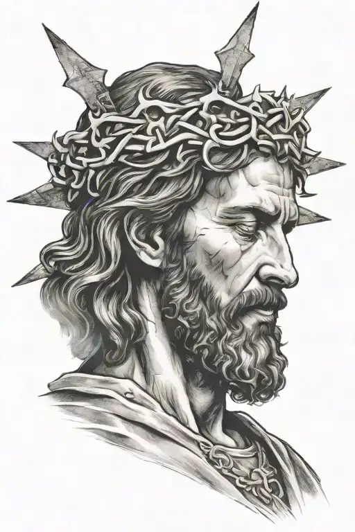 Betender Jesus Praying