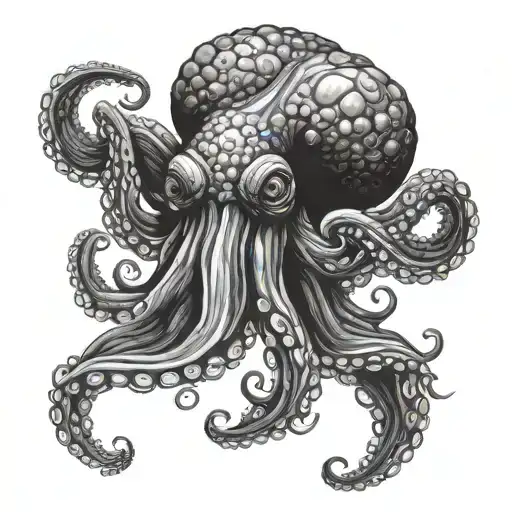 Fierce Octopus For Arm