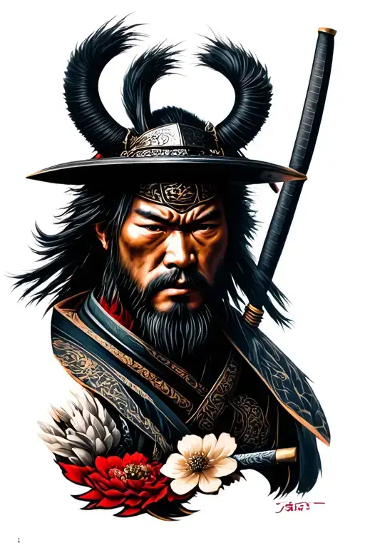 Samreo Samurai De Pie