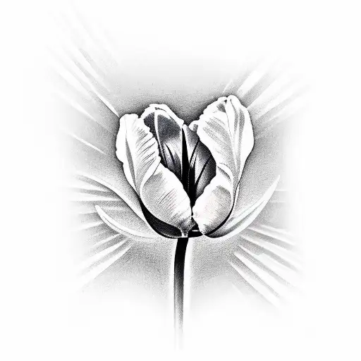 Tulip With Word