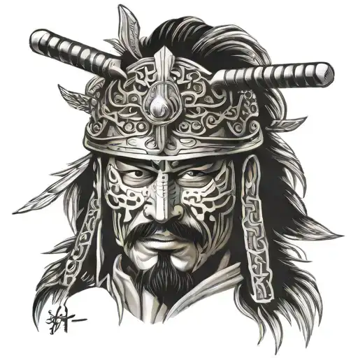 Face Samurai Mexican