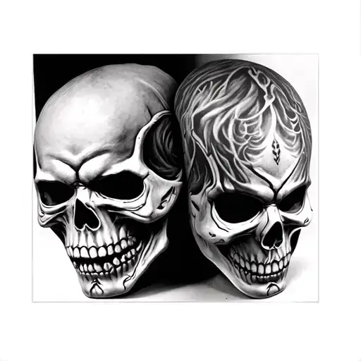 Skull Theater Masks