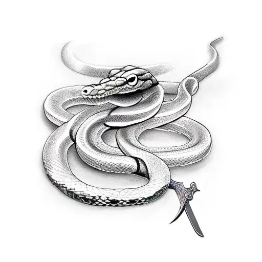 Sword With Snake