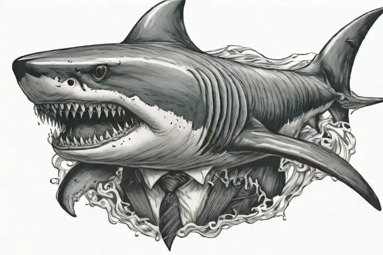 Shark In Suit