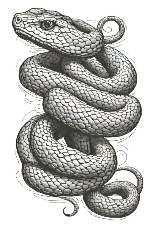 Snake Wrapped