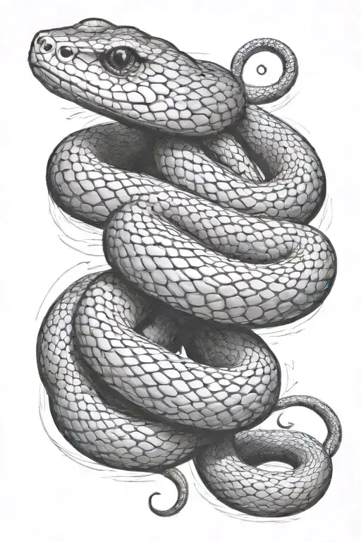 Snake Wrapped
