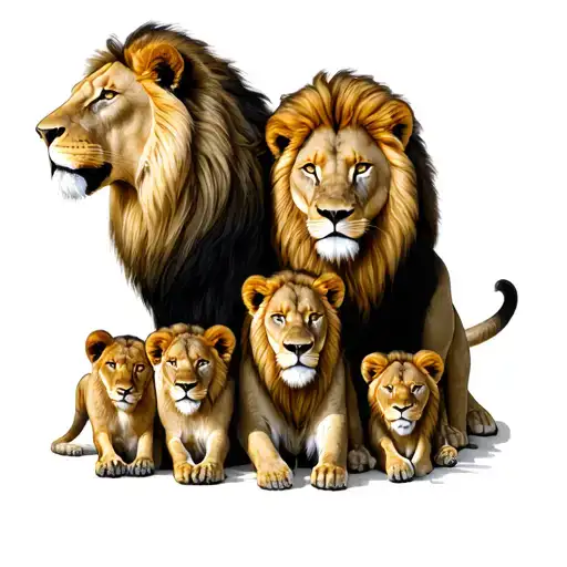 Lion Family