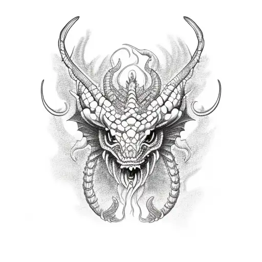 A Scorpio With A Dragon Head