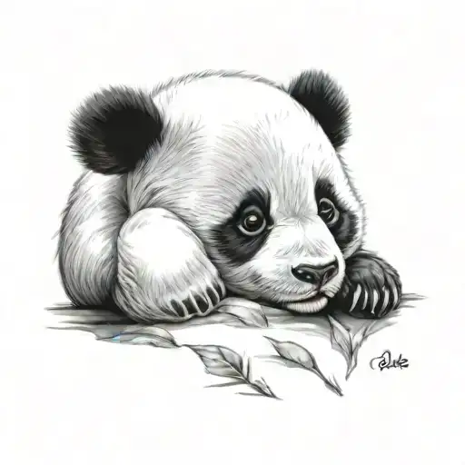 Baby Panda Playing